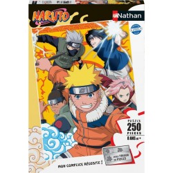 NATHAN Puzzle 250 pièces Naruto à l'académie des ninjas le puzzle