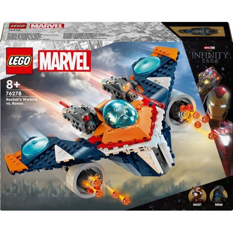 LEGO 76278 Marvel Le Vaisseau Spatial de Rocket contre Ronan