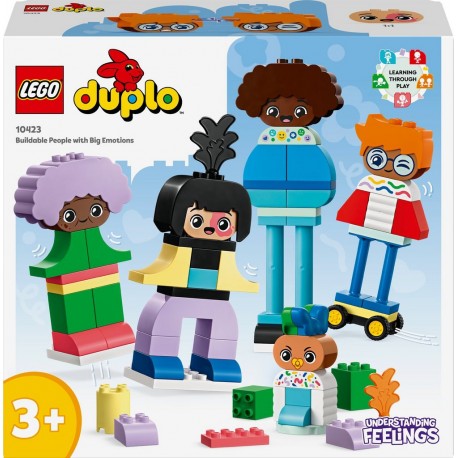 LEGO 10423 DUPLO Town Personnages à Construire aux Différentes Émotions