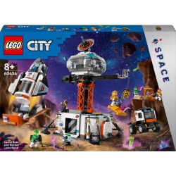 LEGO 60434 City La Station Spatiale et la Base de Lancement de Fusées