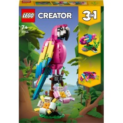 LEGO 31144 Creator Le Perroquet Exotique Rose