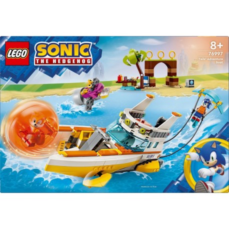 LEGO 76997 Sonic the Hedgehog Le bateau d’aventures de Tails