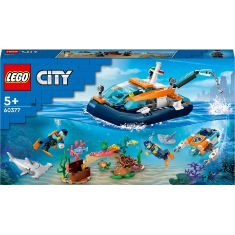 LEGO 60377 City Le Bateau d’Exploration Sous-Marine