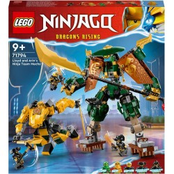 LEGO 71794 NINJAGO L'Équipe de Robots des Ninjas Lloyd et Arin