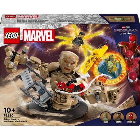 LEGO 76280 Marvel Spider-Man contre l'Homme-Sable la Bataille Finale