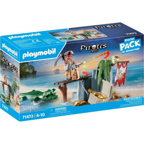 PLAYMOBIL 71473 Jeu Pirate avec alligator