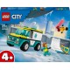 LEGO 60403 City L’Ambulance de Secours et le Snowboardeur