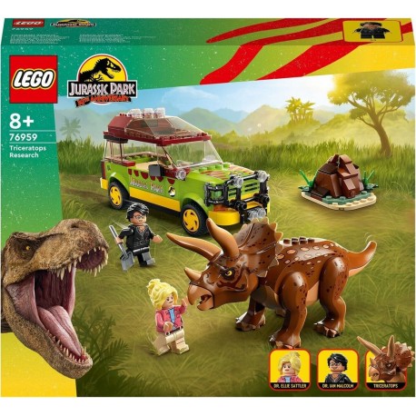 LEGO 76959 Jurassic Park La Recherche du Tricératops