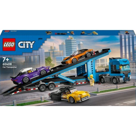 LEGO 60408 City Le camion de transport de voitures de sport