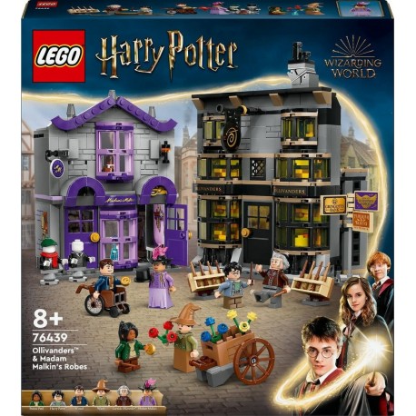 LEGO 76439 Harry Potter TM Ollivander et Madame Guipure, prêt-à-porter pour mages et sorciers