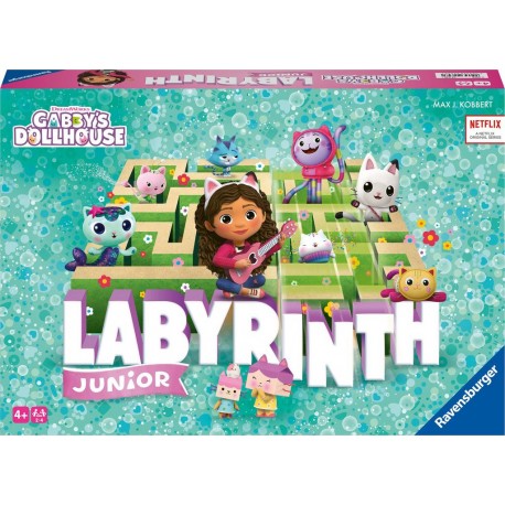 RAVENSBURGER Jeu de société Labyrinth Junior Gabby et la maison magique la boîte