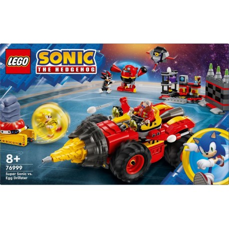 LEGO 76999 Sonic the HedgehogSuper Sonic contre Egg Drillster