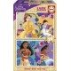 Disney Princess (bella + Vaiana) 2 Puzzles En Bois