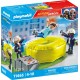 PLAYMOBIL Jeux d'imitation Pompier avec coussin de sauvetage