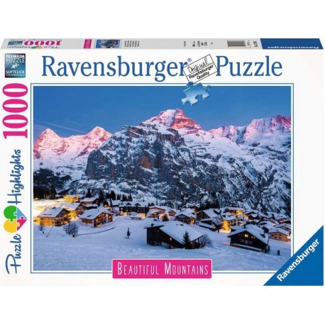 Ravensburger Puzzle 1000 P L‘oberland Bernois, Mürren (puzzle Highlights)