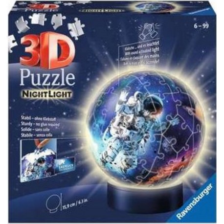 Ravensburger Puzzle 3d Ball 72 P Illuminé Les Astronautes