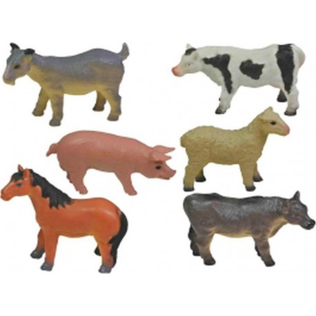 NC Figurine mini animaux de la ferme modèle aléatoire la figurine