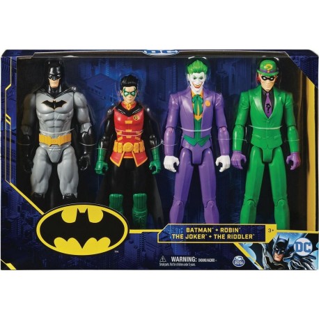 NC Figurine x4 univers Batman pack de 4 figurines