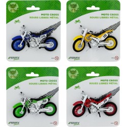 NC Jouet Moto Cross Metal Roues Libres