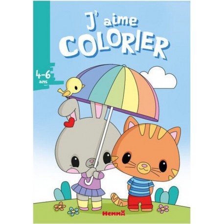 NC Cahier J'aime colorier (4-6 ans)