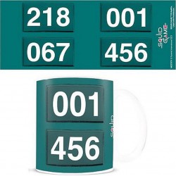 NC Mug Squid Game Numbers le mug