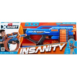 Lance fléchettes Insanity Mad Mega Barrel le jouet et ses accessoires