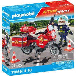 NC Jeu de construction Pompier Et Moto