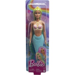 NC Poupée Barbie Sirene Bleu