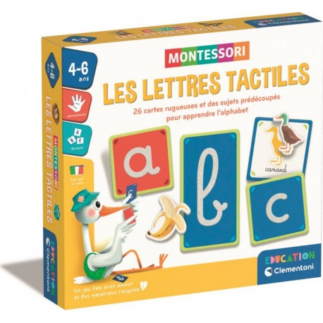 NC Jeu Les Lettres Tactiles Montessor