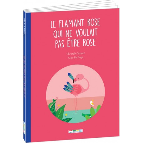 NC Livre Le flamant rose qui ne voulait pas être rose de Christelle Saquet et Alice De Page