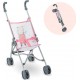 NC Poussette Canne Rose Pour Poupon 36/42/52 Cm