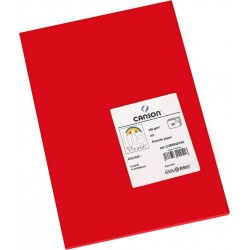 NC Papiers Carton Iris 29,7 X 42 Cm Rouge 185g (50 Unités)