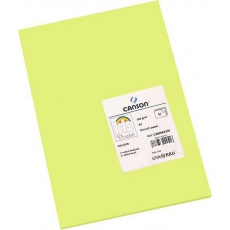 NC Papiers Carton Iris Apple 29,7 X 42 Cm Vert (50 Unités)