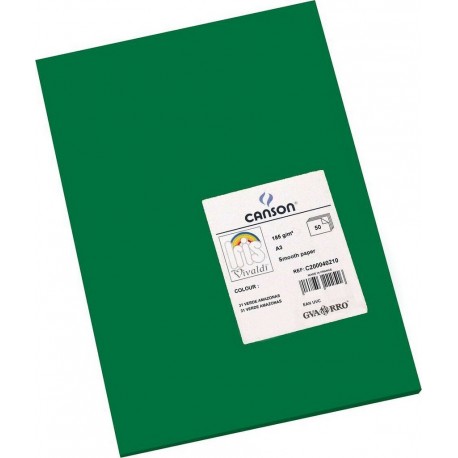 NC Papiers Carton Iris Amazon 29,7 X 42 Cm Vert 185g (50 Unités)