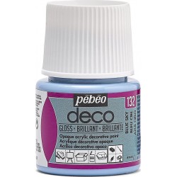 NC Pébéo Flacon 45ml Peinture Deco Acrylique Brillante Bleu Ciel