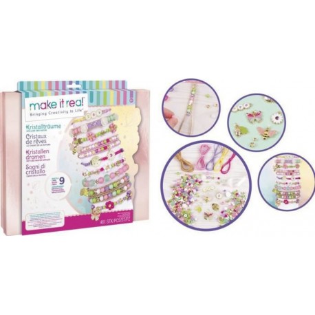 NC Make It Real Coffret Bijoux Cristaux De Reve Nature Fabrication De