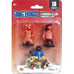 NC Gang Beasts 3 Figurines De 4,5 Cm Lot 4 Figurines De Collection