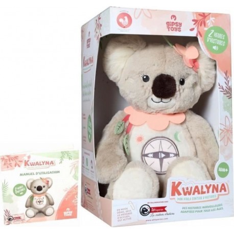 NC Peluche Toys Kwalyna Mon Koala Conteur D'histoires Dès 18 Mois