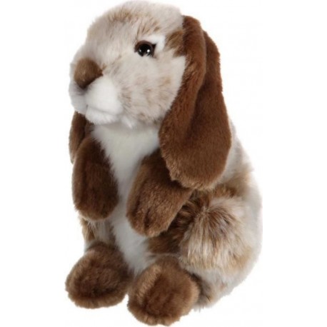 NC Peluche Toys Lapin Bélier 18cm Marron