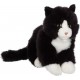 Peluche Toys Chat Mimiz 28 Cm Noir Et Blanc