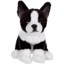 NC Peluche Chien Bouledogue Français - Assis, 25 Cm