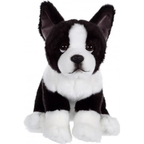 NC Peluche Chien Bouledogue Français - Assis, 25 Cm