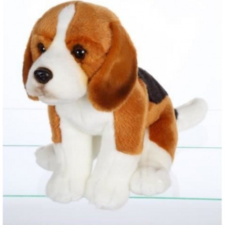 NC Peluche Chien Beagle - Assis, 25 Cm