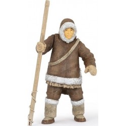 NC 56033 Figurines Inuit Avec Canne