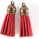 NC Graine Creative 2 Tassels Finition Bronze Rouge