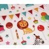 NC Autocollants Réutilisables Relief 3d Anniversaire & Animaux