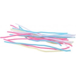 NC Lot De Brins De Chenille pastels Muticolore