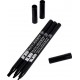 NC Lot De 3 Stylos calligraphie 19cm Noir