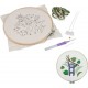 Kit Complet Punch Needle paresseux 21cm Blanc