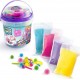 NC Fidget Bucket 4 Méga Slimes Canal Toys